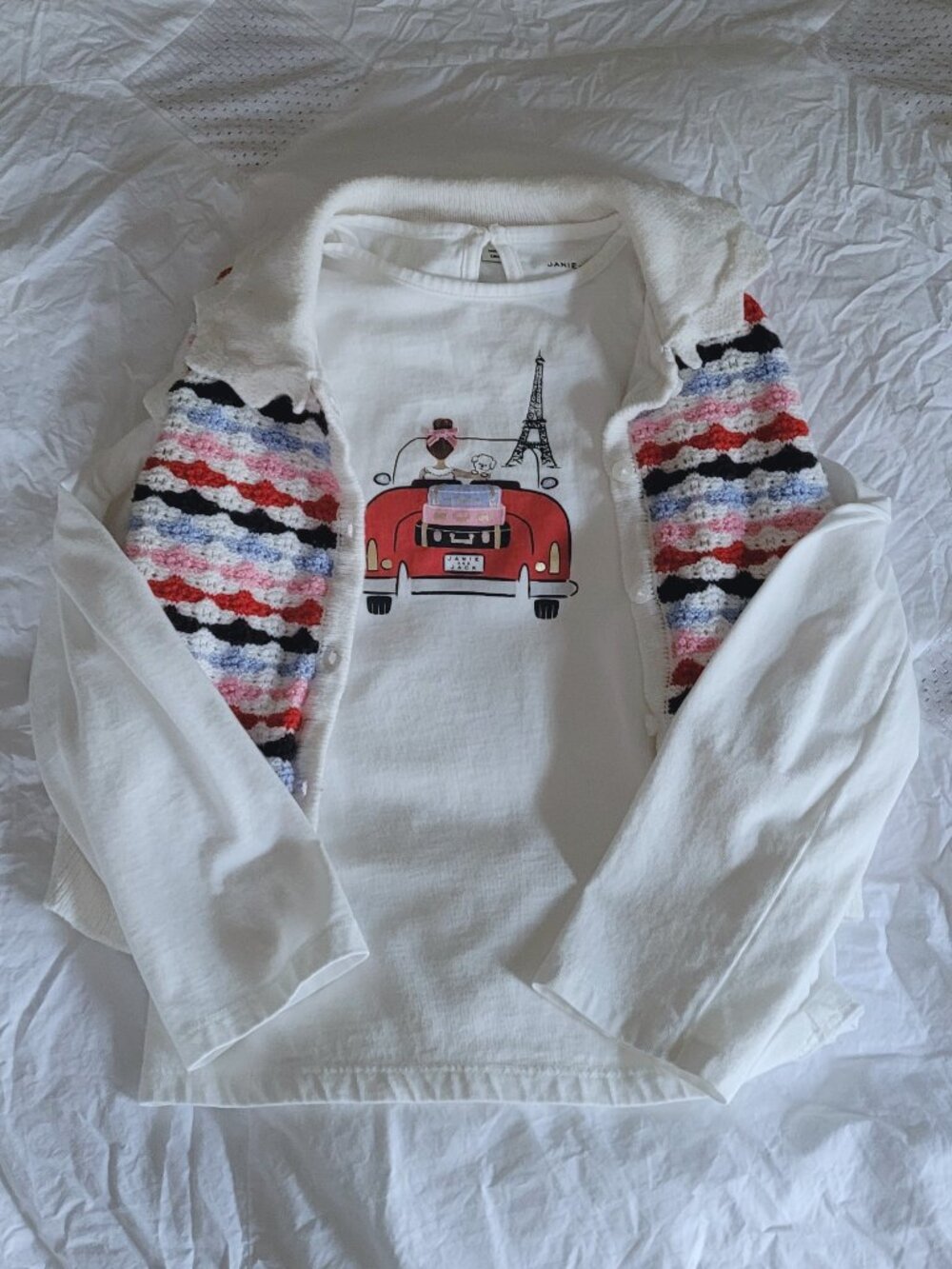 Janie and Jack 2-Piece Top & Sweater Vest 8